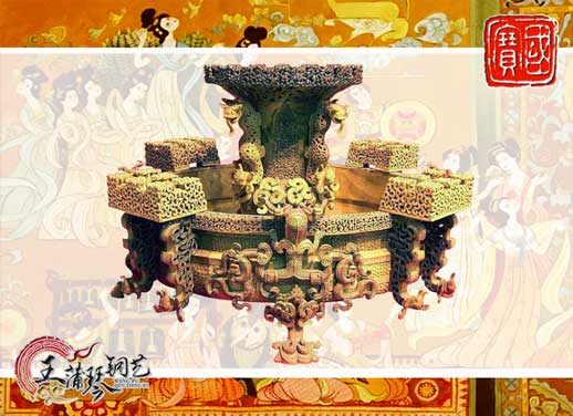 銅尊盤，曾侯乙尊盤，國寶級(jí)文物之一